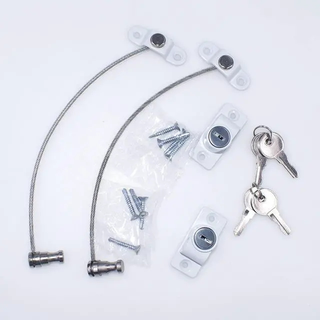 Alt view image 6 of 6 - Child Window Restrictor Casement Security Lock (2 Pack) | Kids Prevent Children Falling Window Lock Baby Protection