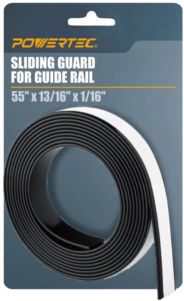 Main image of Track Saw Guide Rail Slide Strip, 55" Sliding Guard for POWERTEC Guide Rails, 1PK (71911)