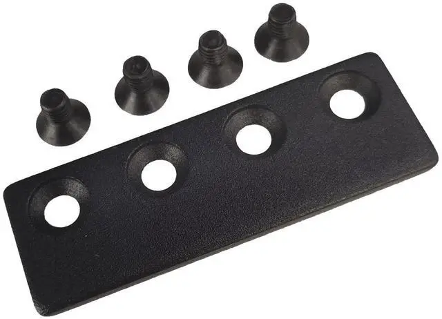 Main image of Sliding Barn Door Track Connector Black