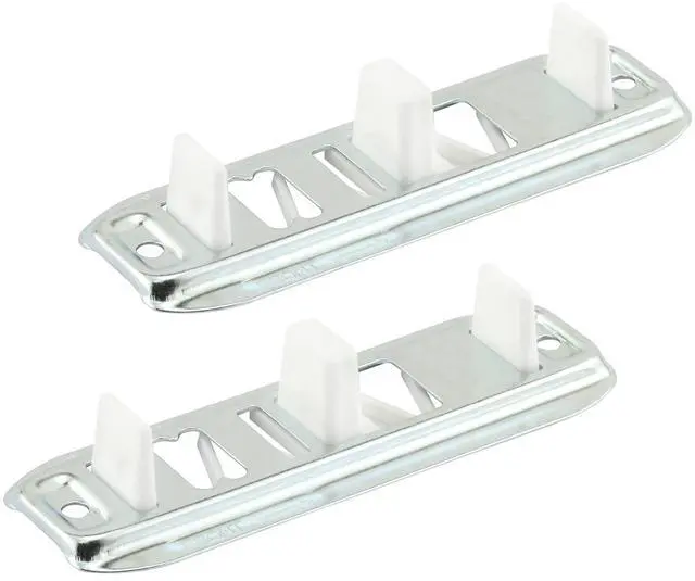 Main image of Stamped Steel, Adjustable, Closet Door, Floor Guide (2 Pack) | 2 Pack