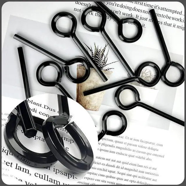 Alt view image 7 of 7 - 10 Pack 5/32 inch Standard Hex Dogging Key with Full Loop, Black Hex Dogging Key, Allen Key Sets Wrench Fit on Keychain Push Bar Panic Exit Device Key, Solid Metal