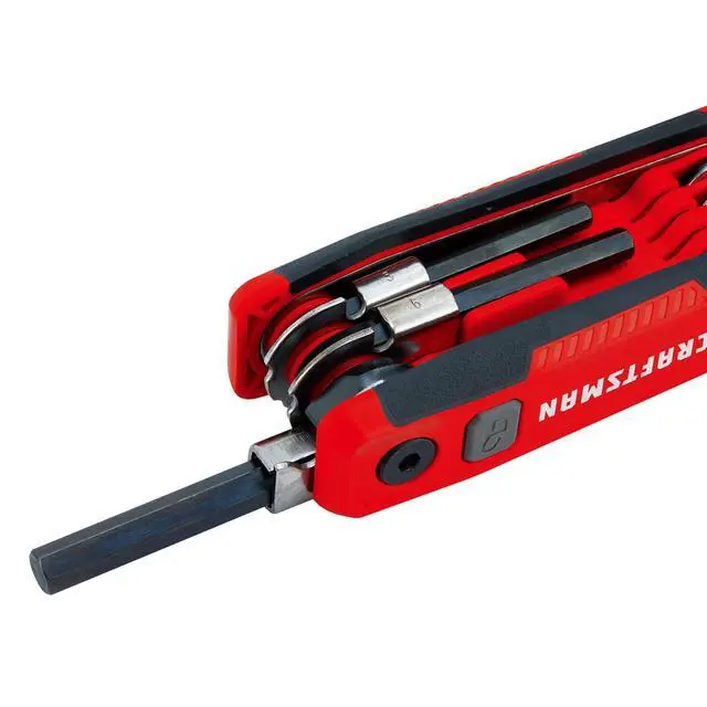 Alt view image 2 of 5 - Hex Key Set, MM, Folding Locking 8 Piece (CMHT26024)