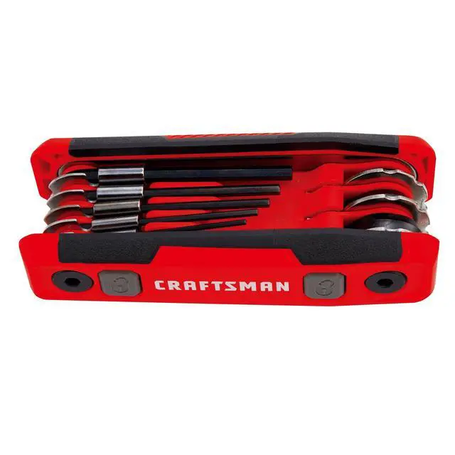 Alt view image 3 of 5 - Hex Key Set, MM, Folding Locking 8 Piece (CMHT26024)