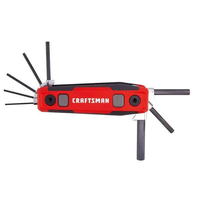 Alt view image 4 of 5 - Hex Key Set, MM, Folding Locking 8 Piece (CMHT26024)