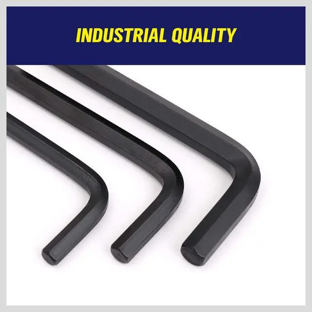 Alt view image 6 of 7 - 32-Piece Hex Key Set with Another Torque Handle, Allen Wrench Set Inch/Metric MM(0.7mm-10mm) SAE(0.028"-3/8)