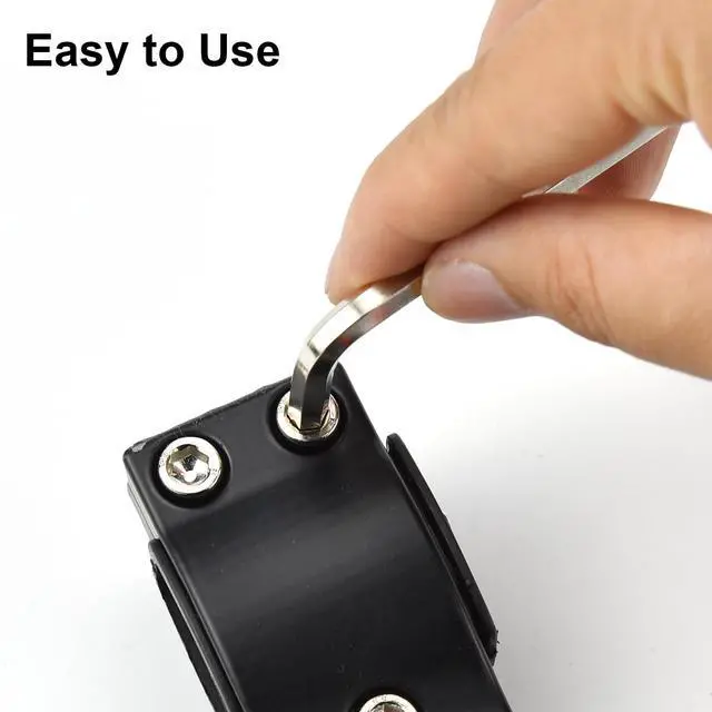 Alt view image 4 of 6 - 8 in 1 Metric Hex Key Set, Keychain Allen Wrench Bike Repair Tool, Portable Hex Head Socket Screw, Rust-Resistant, Keyring Design, Fits 1.5mm, 2mm, 2.5mm, 3mm, 3.5mm, 4mm, 5mm, 6mm