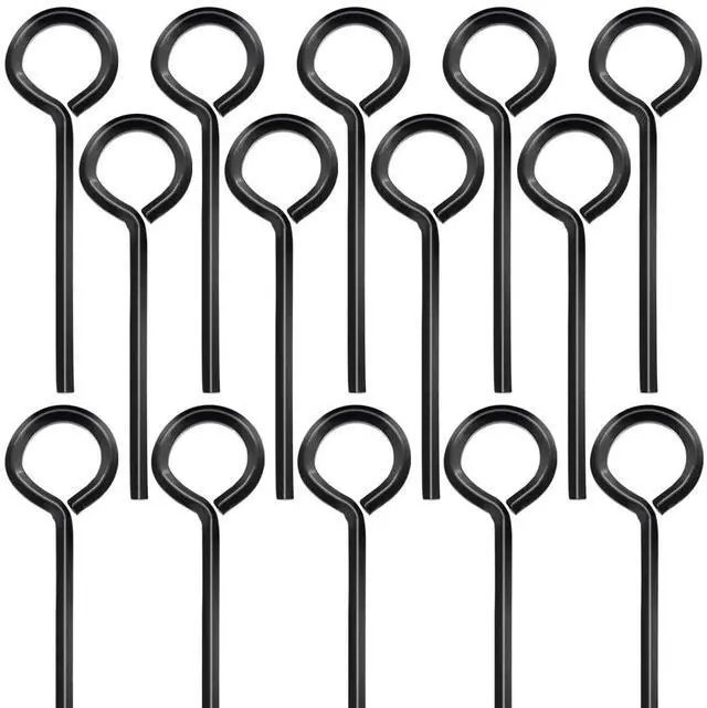 Main image of 15PCS 1/8 Standard Hex Dogging Key with Full LoopBlack,Metal Wrench Door Key for Push Bar Panic Exit Devices