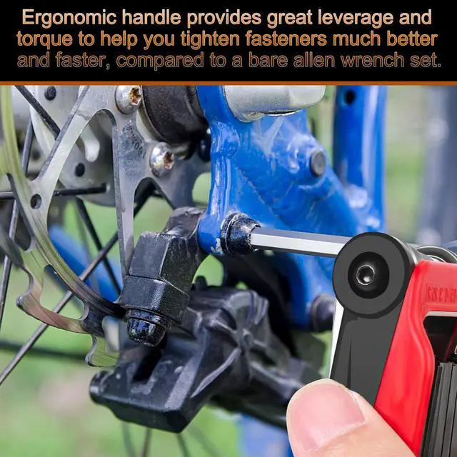Alt view image 7 of 7 - 14PCS Folding Allen Wrench Sets, Metric and SAE Allen Key Set, METRIC 2mm, 2.5mm, 3mm, 4mm, 4.5mm, 5mm, 6mm. SAE 5/64, 3/32, 1/8, 5/32, 3/16, 7/32, 1/4"