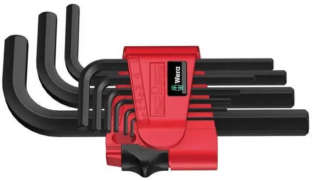 Main image of 05021737001 950/9 Hex-Plus 7 L-Key Set, Metric, BlackLaser, 9 Pieces