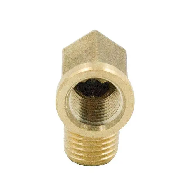 Alt view image 5 of 6 - 1/4 Inch Brass Street 90 Degree Elbow 1/4" NPT Male x 1/4" NPT Female Forged Pipe Fitting (Pack of 2)