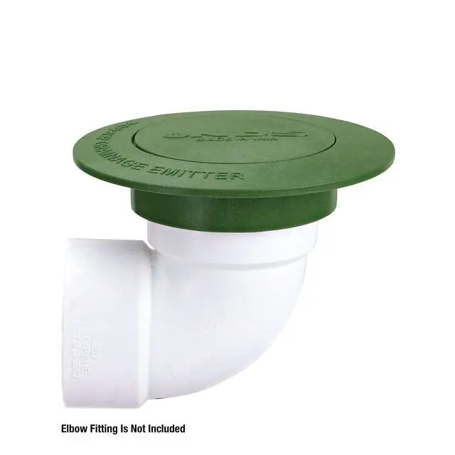 Alt view image 2 of 4 - 420C Pop-Up Drainage Emitter, fits 3-Inch and 4-Inch Sewer and Drain Fittings, Works with Drainage Systems Including Catch Basins and Channel Drains, Green