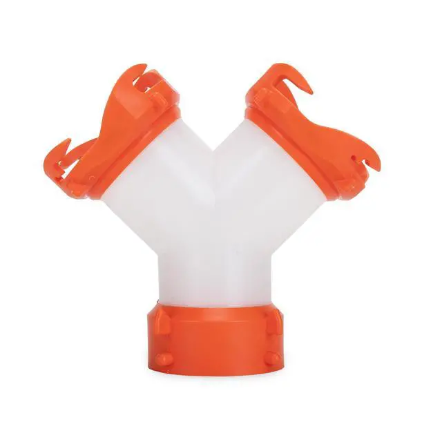 Alt view image 7 of 7 - RhinoFLEX Camper/RV Wye Sewer Hose Fitting | Features 360-Degree Swivel Ends & Built-In Gaskets for Odor Tight Connection | Allows for 2 Sewer Hoses to Connect to the Same Dump Station (39812),