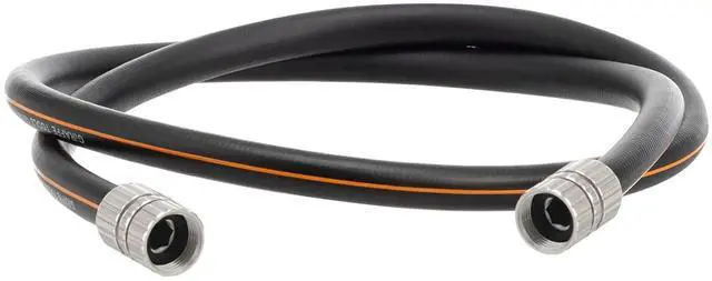 Main image of Garden Hose 5/8", 5ft Female to Female Leader Hose | Custom Length, Heavy Duty, No Kink, Flexible, Rubber Garden Hose, Leakproof Water Hose, 600 Burst PSI