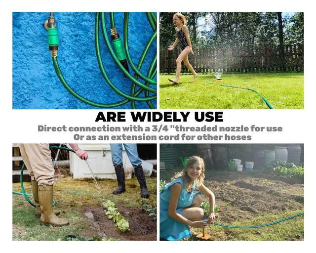 Alt view image 6 of 6 - 1/2" Short Garden Hose -10Ft for Lawn, Boat Hose, Flexible and Lightweight,No Leaking, Durable PVC Hose