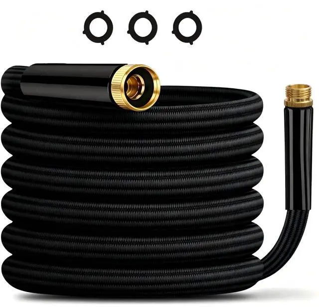 Main image of 5FT Lightweight Garden Hose No-Leak Flexible Water Hose for RV Camping | Lightweight. Rust-proof. Leak-free. Kink-resistant. For RVs, balconies, bathrooms, or extending reach.