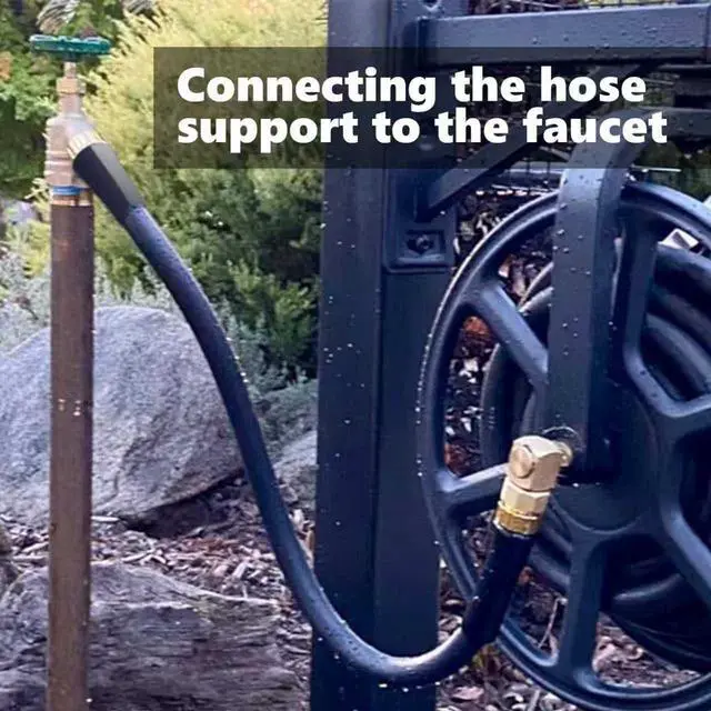 Alt view image 6 of 6 - 5FT Lightweight Garden Hose No-Leak Flexible Water Hose for RV Camping | Lightweight. Rust-proof. Leak-free. Kink-resistant. For RVs, balconies, bathrooms, or extending reach.