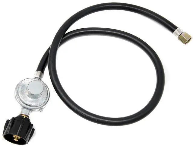 Main image of Propane Regulator 3 Feet Universal QCC1 Grill Replacement with 36 inches hose for Most LP Gas Grill, Heater and Fire Pit Table, 3/8" Female Flare Nut