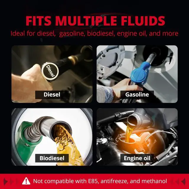 Alt view image 5 of 7 - 3/8" Fuel Hose Line Push Lock NBR Rubber SAE 30R7 10FT 300PSI | NBR Rubber with Polyester Braid, -40°F to 257°F, Oil and Wear Resistant, Compatible with Diesel, Oil, Gasoline, Biodiesel
