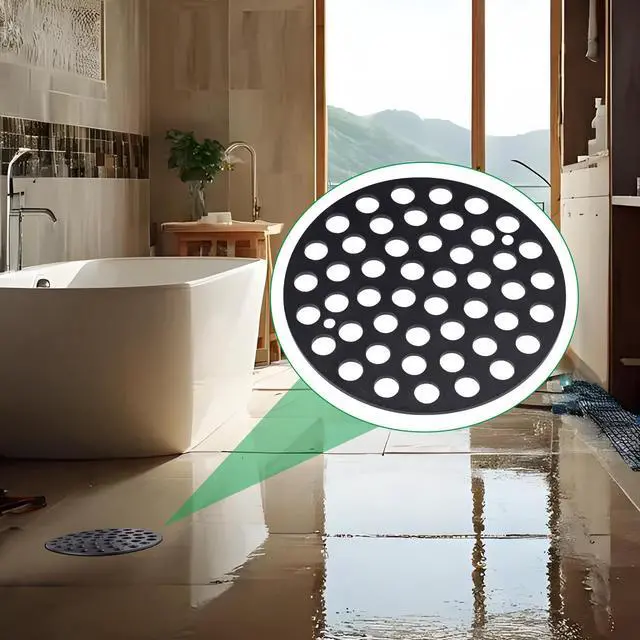 Alt view image 6 of 6 - 5inch Cast Iron Drain Cover, Garage Drain Cover, Floor Drain, Floor Strainer