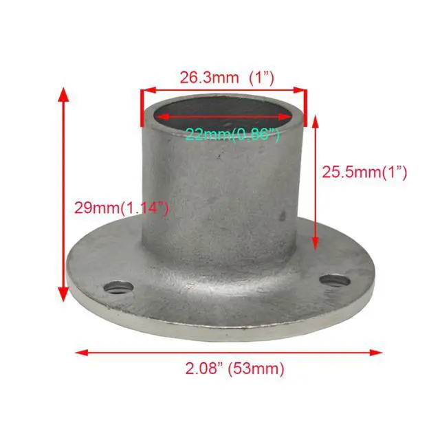 Alt view image 3 of 6 - Boat Floor Yacht Deck Drain 1 Drainage Hardware Replacement Accessories | Marine 316 Stainless Steel Floor Drain with Screws