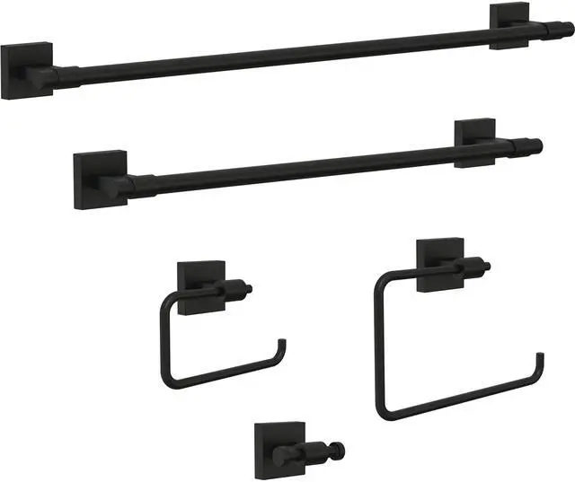 Alt view image 3 of 7 - Towel Rack | 18 Inch Matte Black Towel Bar for Bathroom, Kitchen | Maxted Accessories