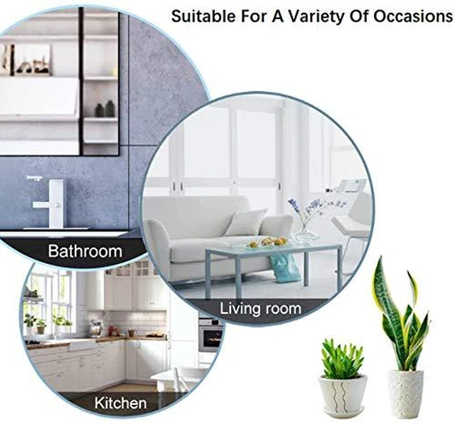 Alt view image 7 of 7 - Self Adhesive Bathroom Towel Bar- Stainless Steel Bath Wall Shelf Rack Hanging Towel Stick On Sticky Hanger Contemporary Style, NO Drilling (1 Pack, Brushed Nickel, 24-Inch Towel Rack)