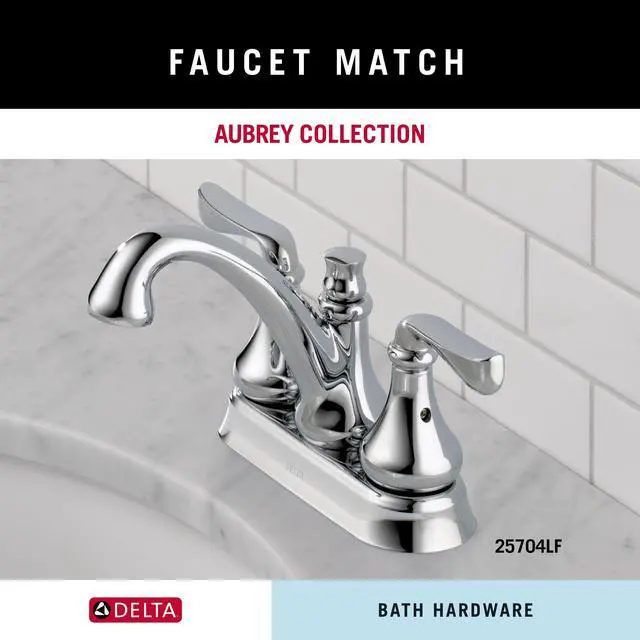 Alt view image 6 of 7 - Delta Aubrey (1-Pack) Hand Towel Holder Polished Chrome Towel Racks for Bathroom Wall Round Towel Ring Holder for Bath Towel Hanger for Kitchen, Bathroom Accessories AUB46-PC
