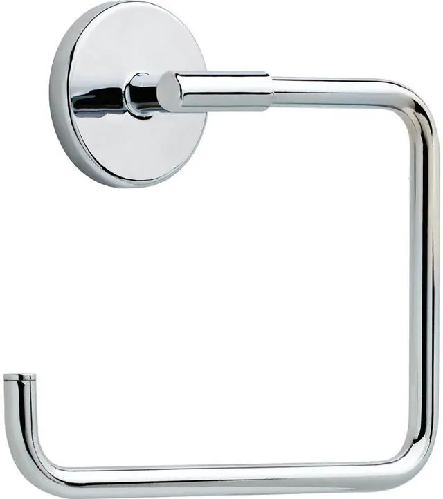 Main image of Hand Towel Holder | Square Polished Chrome Ring for Hanging Towels in Kitchen, Bathroom | Trinsic Accessories