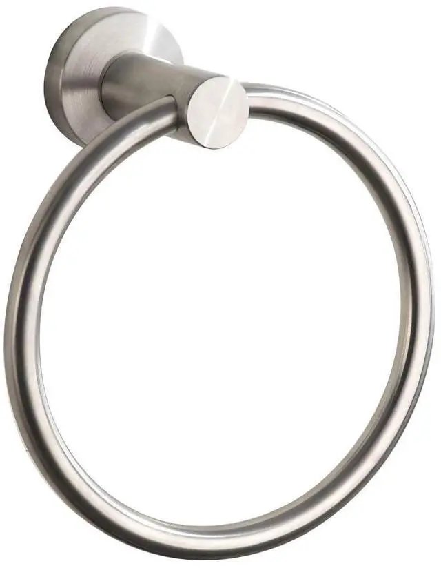 Main image of Towel Ring Brushed Nickel, Bath Hand Towel Ring Stainless Steel Round Towel Holder for Bathroom