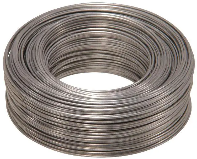 Main image of Hobby Steel Wire, 20 Gauge x 175ft, 1 Roll, Silver | Galvanized steel with zinc finish , 15lb load support for crafts, hanging, bundling, and DIY use , Corrosion resistant