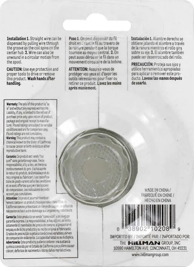 Alt view image 3 of 3 - Hobby Steel Wire, 20 Gauge x 175ft, 1 Roll, Silver | Galvanized steel with zinc finish , 15lb load support for crafts, hanging, bundling, and DIY use , Corrosion resistant