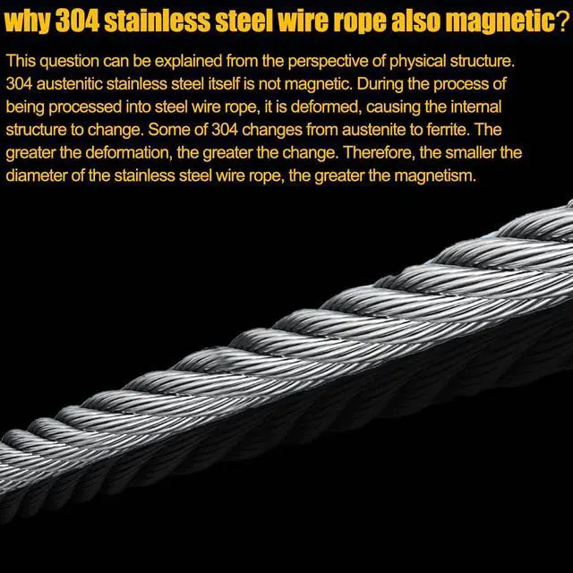 Alt view image 6 of 7 - 1/16" Stainless Steel Wire Rope, 100FT Stainless Steel Cable | Steel Wire with 50 Crimping Sleeves, 7x7 368lbs Breaking Strength for Clothes Line Wires,Trellis Wire,Picture Hanging Wire