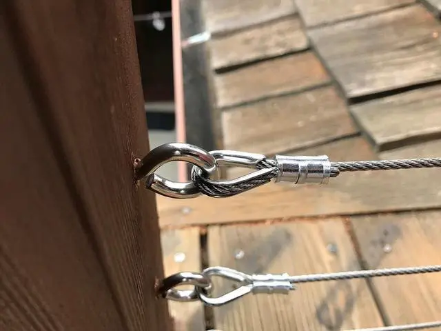 Alt view image 2 of 5 - 1/16" Stainless Wire Rope Cable 100FT | 7x7 Strand, With Aluminum Crimping Sleeves, With Wire Rope Thimble