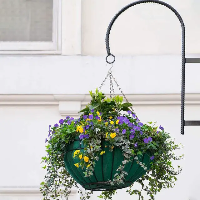 Alt view image 6 of 7 - 12 Pack Hanging Chains, 10 Inch Hanging Basket Chains, Garden Plant Hangers Metal Chains with Hooks Clips for Bird Feeders, Wind Chimes, Lanterns, Planters, Decorative Ornaments