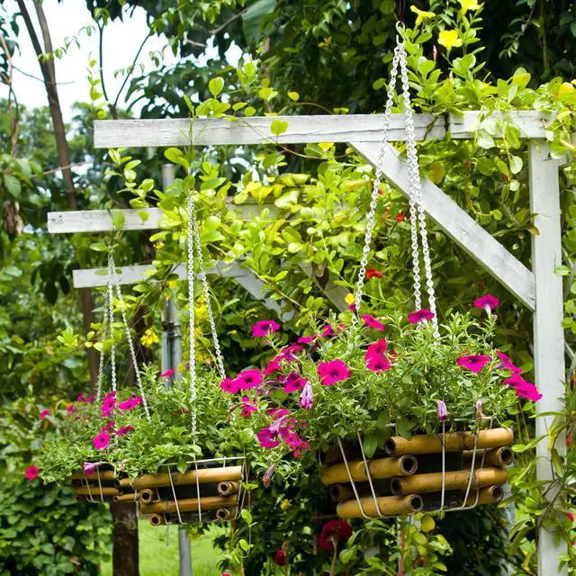 Alt view image 5 of 7 - 12 Pack Hanging Chains, 10 Inch Hanging Basket Chains, Garden Plant Hangers Metal Chains with Hooks Clips for Bird Feeders, Wind Chimes, Lanterns, Planters, Decorative Ornaments