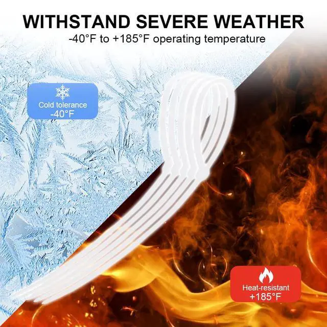 Alt view image 6 of 7 - Clear Zip Ties 8 inch, 100 Pack, White Zip Ties, 40lbs, Zipties Clear, White Cable Ties, UV Resistant Wire Ties, Plastic Ties, Tie Wraps