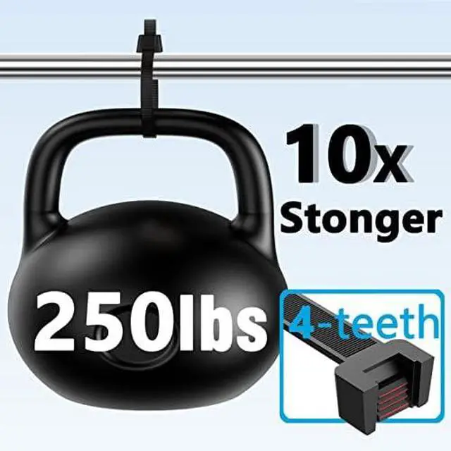 Alt view image 4 of 6 - Black Zip Ties Heavy Duty 20 Inch Outdoor, 250lb Extra Large Cable Tie Wraps Long Plastic Wire Ties Wide Big Strong Thick Zipties 40 Pack
