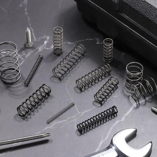 Alt view image 4 of 6 - 30Pcs Compression Spring 13mm OD 1.2mm Wire Size 15mm Free Length | Spring Steel Construction Extended Mechanical Compression Springs,for Shop and Home Repairs Black