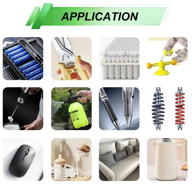 Alt view image 5 of 6 - 200PCS Spring Assortment Kit Zinc Plated Extension and Compression Springs Kit with 20 Different Sizes for Home Repairs & DIY