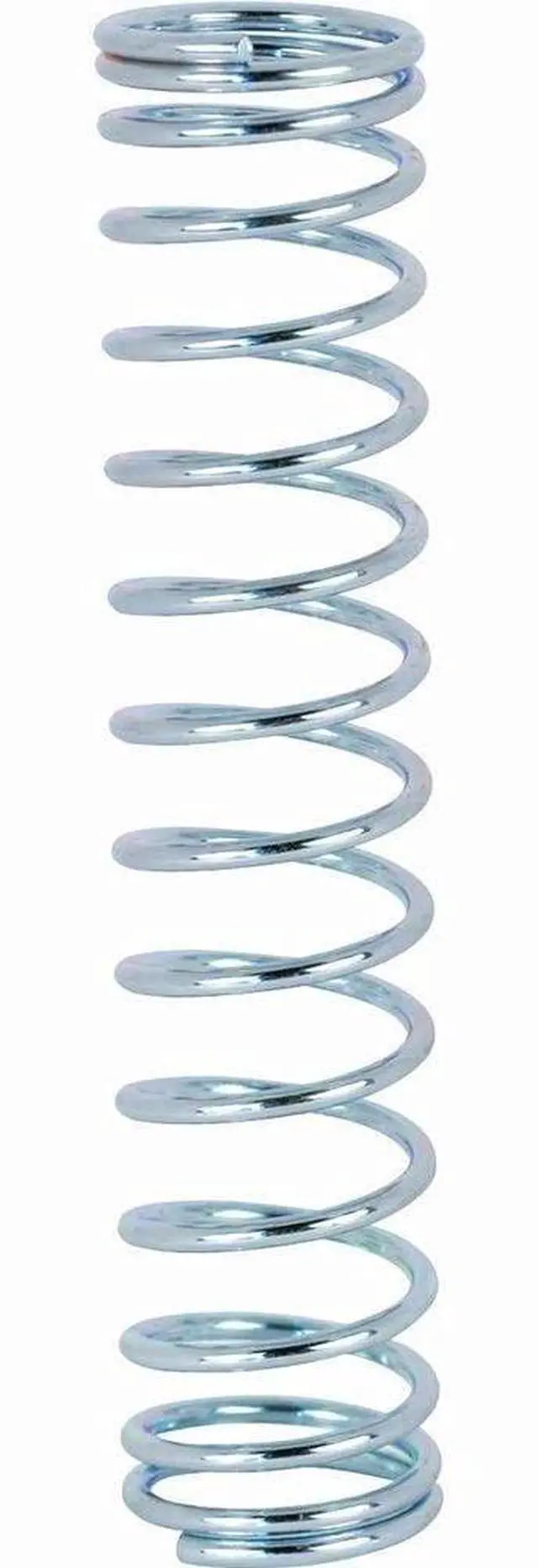 Main image of SP 9713 Compression Spring, Spring Steel Construction, Nickel-Plated Finish, 0.080 GA x 7/8 In. x 4 In. (2 Pack)