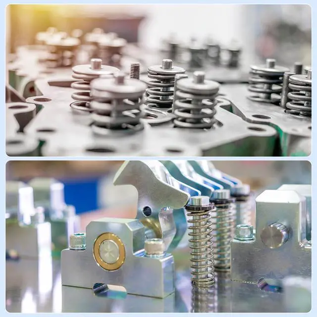 Alt view image 5 of 6 - 5Pcs Compression Spring 304 Stainless Steel 10mmOD,0.8mmWD,40mmFL | Silver Tone