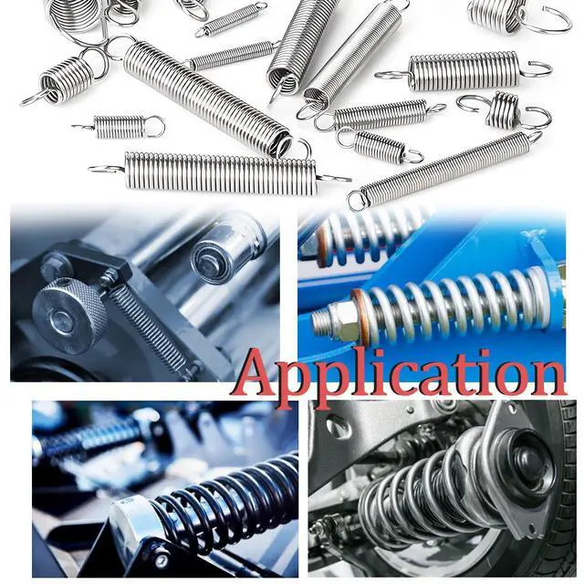 Alt view image 4 of 6 - 80 PCS Extension Spring Assortment Kit 5 Different Sizes, 0.025" Wire Diameter, 1/4" Outside Diameter, 13/32" to 2-1/2" Length,Zinc Plated Extension Springs for Home Repairs & DIY