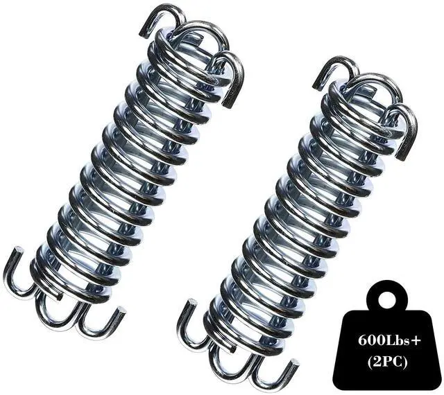Main image of 2Pcs Premium Porch Swing Spring with Weight Capacity of 300 Lb,Heavy-Duty,Stainless Steel Spring for Hammock Chair,Punching Bag and More