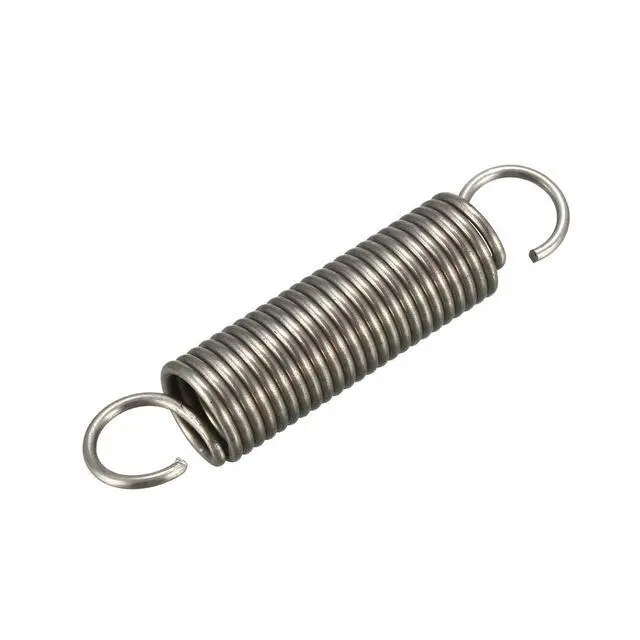 Alt view image 3 of 3 - Extended Tension Spring Wire Diameter 0.047", OD 0.39", Free Length 1.97" Stainless Steel Small Dual Hook Tension Spring 5pcs