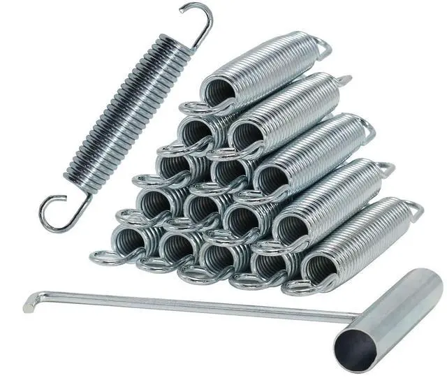 Main image of 5.5 Inch Trampoline Springs Heavy Duty Stainless Steel ReplacementSpring, Set of 16