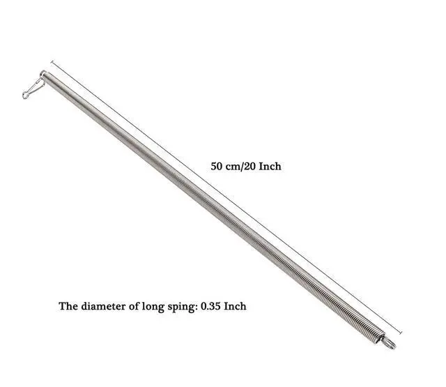 Alt view image 5 of 5 - 2 PCS Screen Door Springs Long Extension Spring, 20 Inch