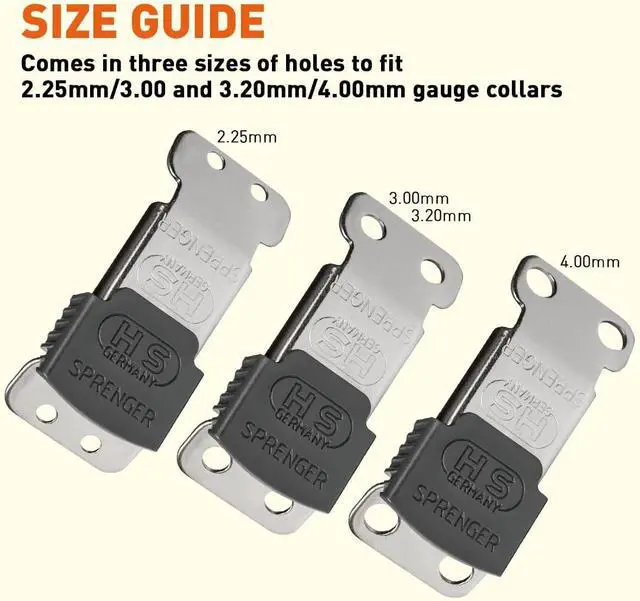 Alt view image 3 of 6 - ClicLock Fastener Stainless Steel Buckle for Prong Dog Training Collar & Quick Release with Easy Buckle for Small Medium Large Dogs (2.25mm)