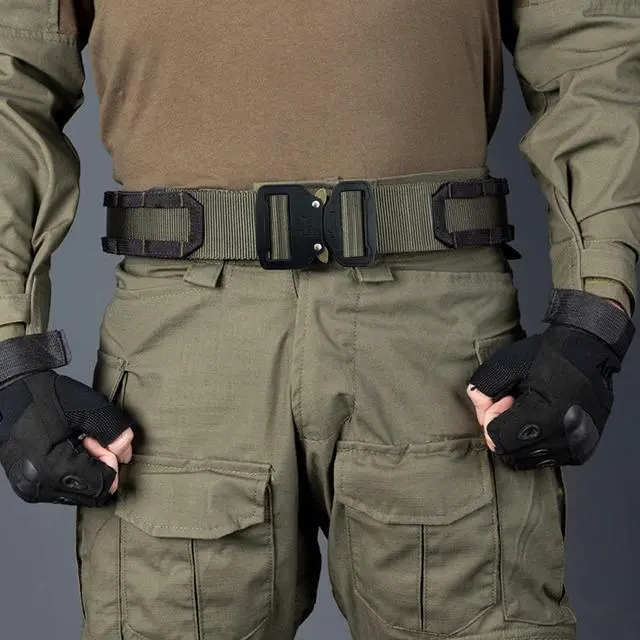 Alt view image 5 of 7 - Metal Buckle Dual Adjustable Tactical Belt Buckle,2inch50mm Heavy Duty Belt Buckle
