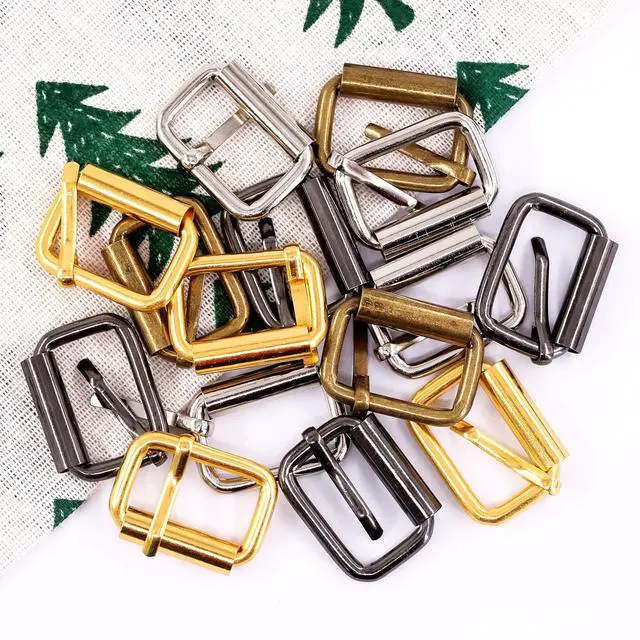 Alt view image 4 of 6 - S1175 60Pcs Heavy Duty 1 Inch / 25mm Bronze Multi-Purpose Metal Roller Buckles Metal Rings for Belts Hardware Bags Ring Hand DIY Accessories Keychains Belts and Dog Leash