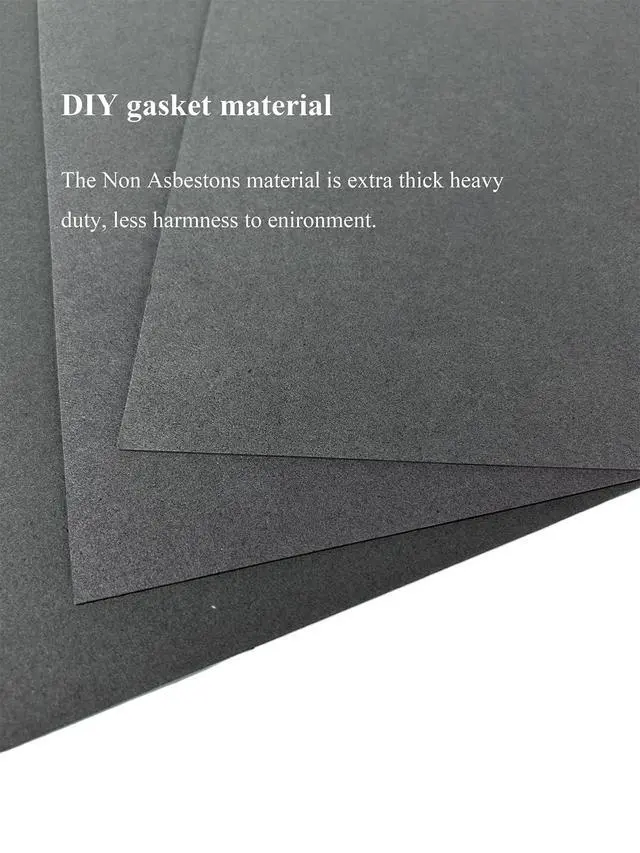 Alt view image 5 of 6 - 3PCS 0.8MM 1MM 1.2MM Non-Asbestos Gasket Material Paper Sheet | High-Temp Oil-Resistant DIY Rebuild Sealing Gasket Making for Gasoline Diesel Small Engine Lawnmower Generator